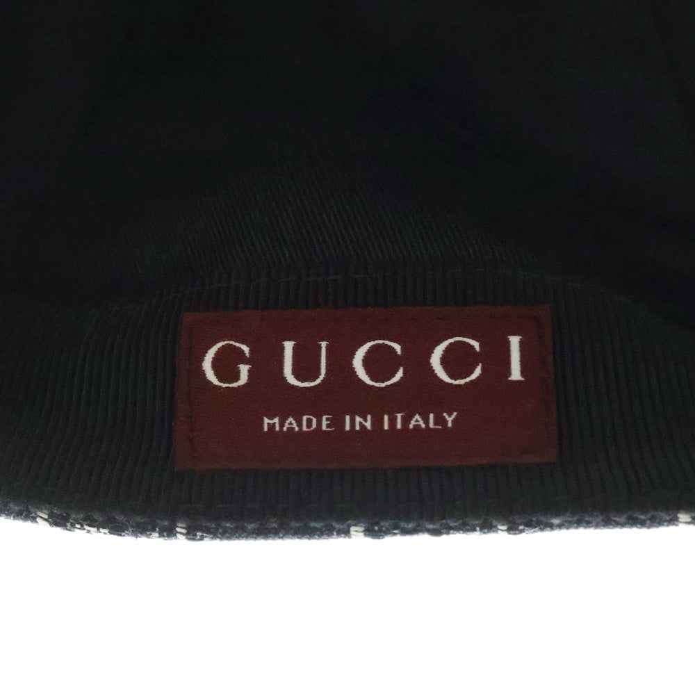 GUCCI(グッチ) GG Shadow Baseball Cap GGシャドウ ベースボールキャップ 帽子 ブラック 796770