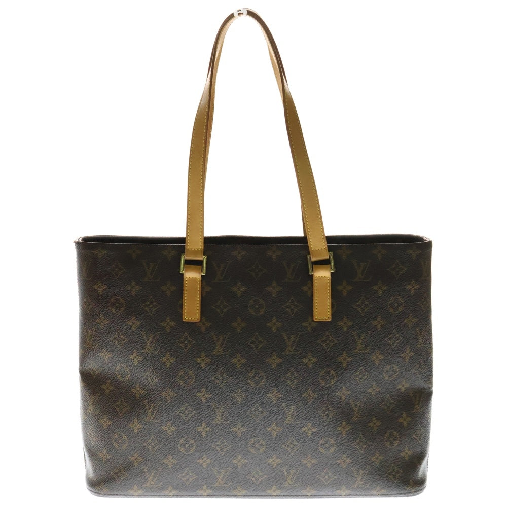 LOUIS VUITTON(ルイヴィトン) モノグラム ルコ トートバッグ ハンドバッグ ブラウン ゴールド金具 レザー×PVC M51155