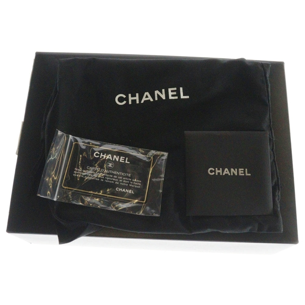 CHANEL(シャネル) マトラッセ25 ダブルフラップ ダブルチェーン ショルダーバッグ ハンドバッグ ブラック ラムスキン シルバー金具