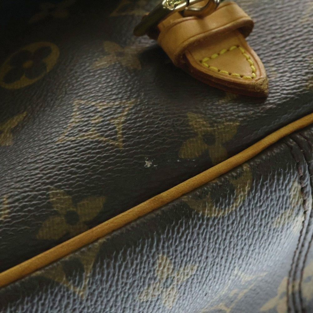 LOUIS VUITTON(ルイヴィトン) モノグラム ソローニュ ショルダーバッグ ブラウン レザー× ゴールド金具 M42250
