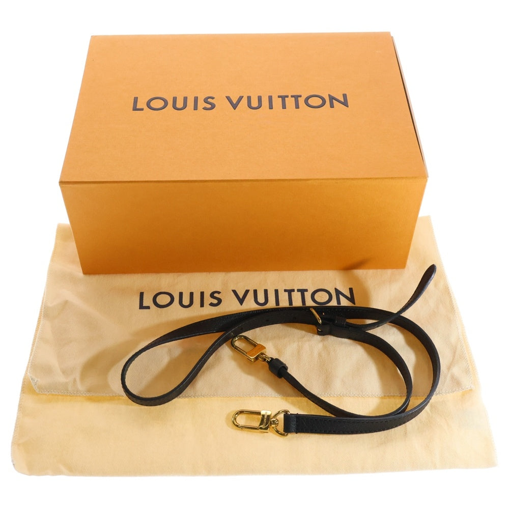 LOUIS VUITTON(ルイヴィトン) オンザゴーPM モノグラムアンプラント レザー 2WAY ハンド ショルダーバッグ ゴールド金具 ブラック/ベージュ M45659 RFID