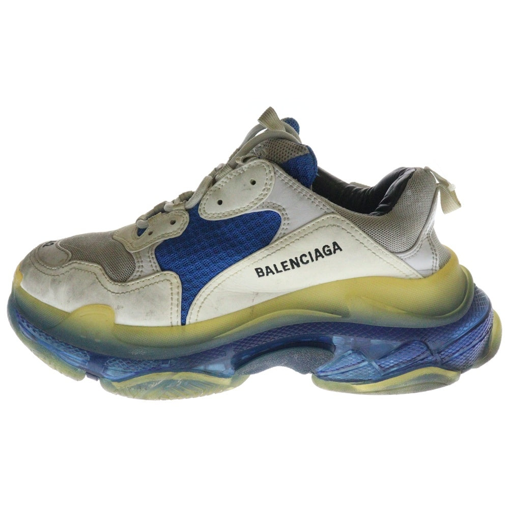 BALENCIAGA(バレンシアガ) Triple S トリプルS ローカットスニーカー シューズ ホワイト/ブルー 541624