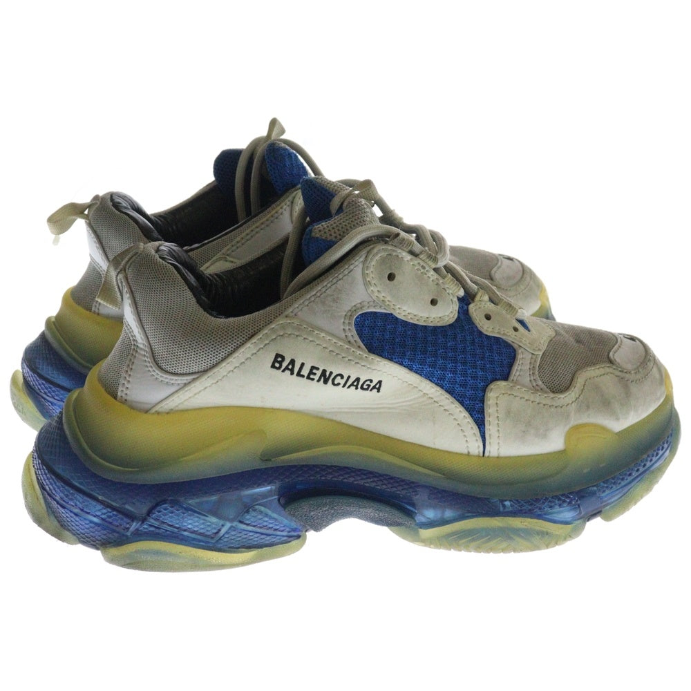 BALENCIAGA(バレンシアガ) Triple S トリプルS ローカットスニーカー シューズ ホワイト/ブルー 541624