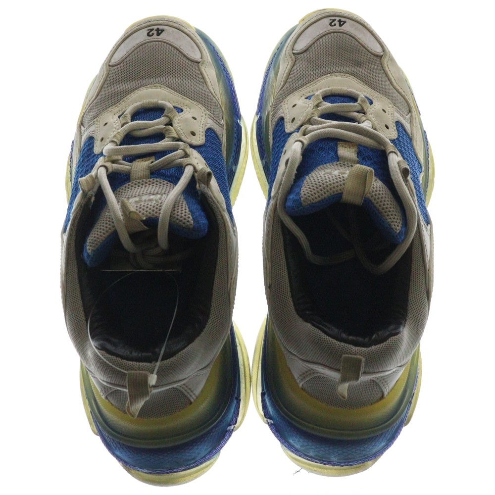 BALENCIAGA(バレンシアガ) Triple S トリプルS ローカットスニーカー シューズ ホワイト/ブルー 541624