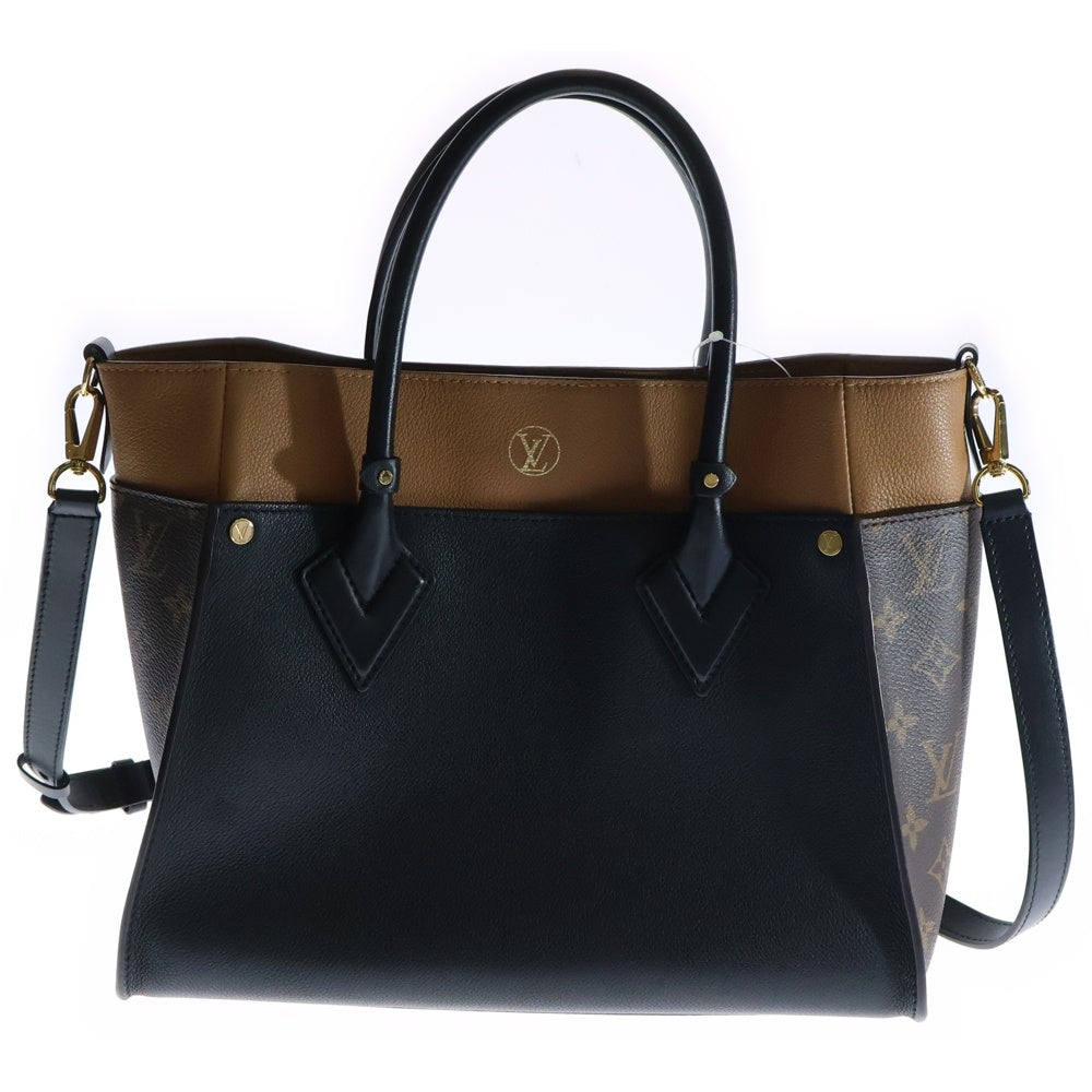 LOUIS VUITTON(ルイヴィトン) オンマイサイドMM ノワール レザー M53823 ICタイプ 2WAY ハンドバッグ ショルダーバッグ