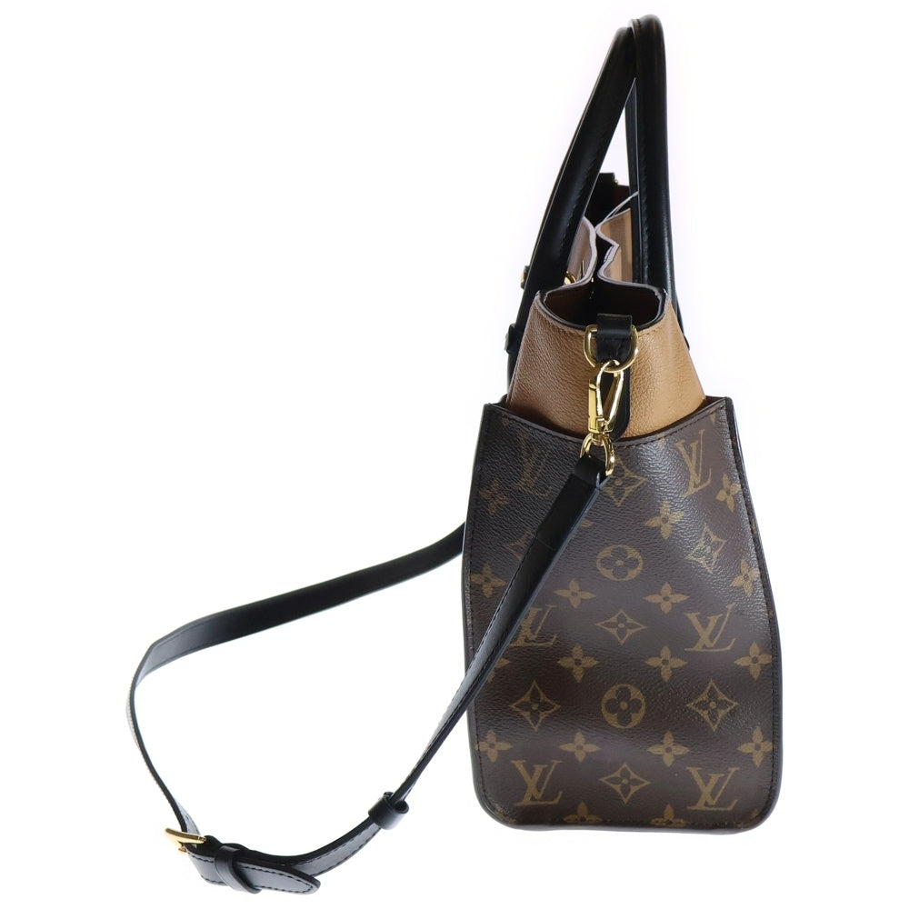 LOUIS VUITTON(ルイヴィトン) オンマイサイドMM ノワール レザー M53823 ICタイプ 2WAY ハンドバッグ ショルダーバッグ