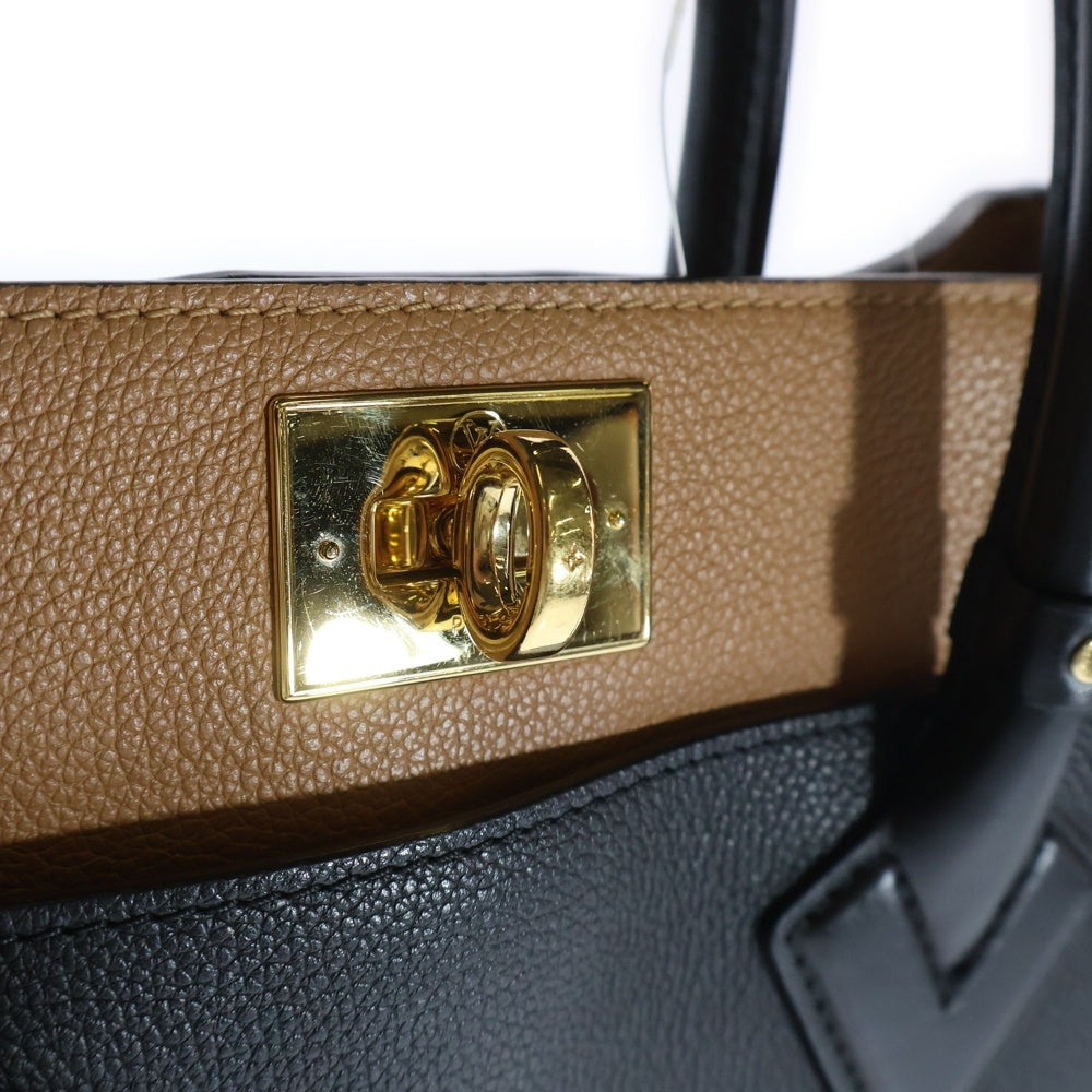 LOUIS VUITTON(ルイヴィトン) オンマイサイドMM ノワール レザー M53823 ICタイプ 2WAY ハンドバッグ ショルダーバッグ