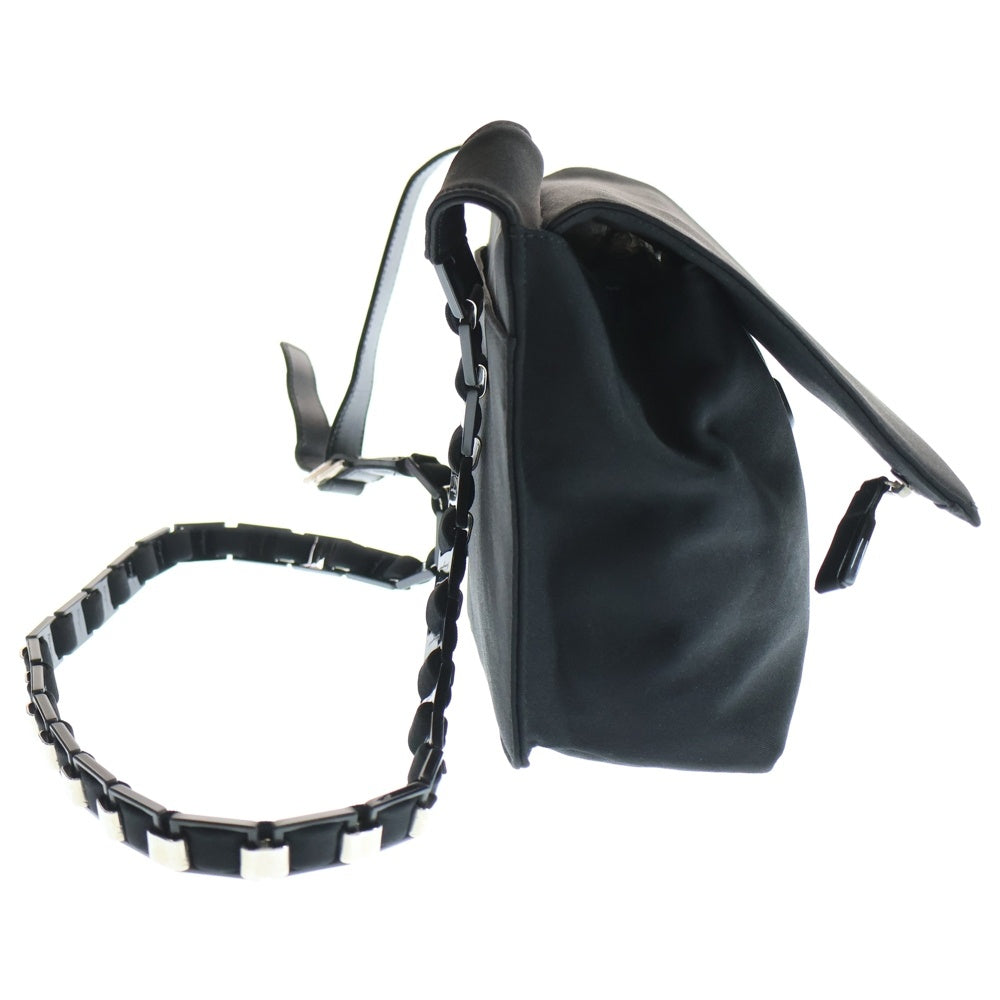 Salvatore Ferragamo(サルヴァトーレ フェラガモ) ショルダーバッグ ミニバッグ ブラック シルバー金具