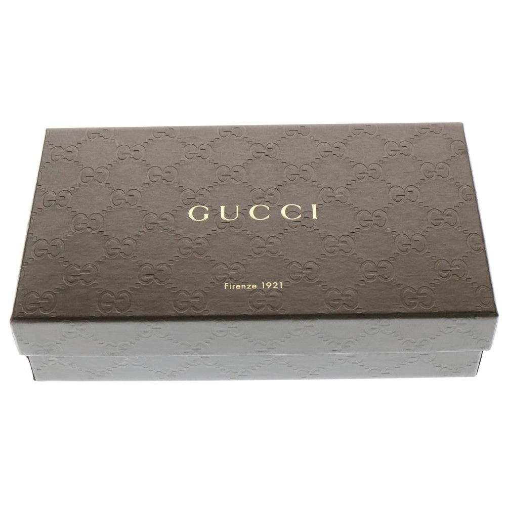 GUCCI(グッチ) GGキャンバス ラウンドジップウォレット 長財布 ピンク×ブラウン キャンバス×レザー 323397