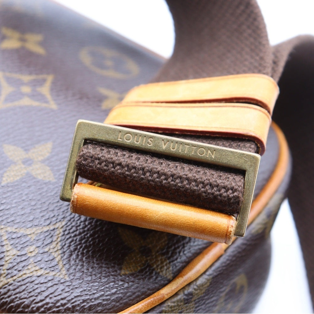 LOUIS VUITTON(ルイヴィトン) モノグラム ポシェットガンジュ ウエストバッグ ボディバッグ ブラウン ゴールド金具 レザー×PVC M51870