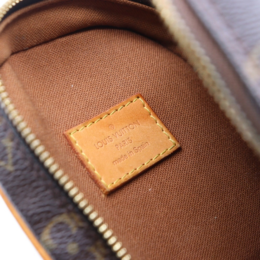 LOUIS VUITTON(ルイヴィトン) モノグラム ポシェットガンジュ ウエストバッグ ボディバッグ ブラウン ゴールド金具 レザー×PVC M51870