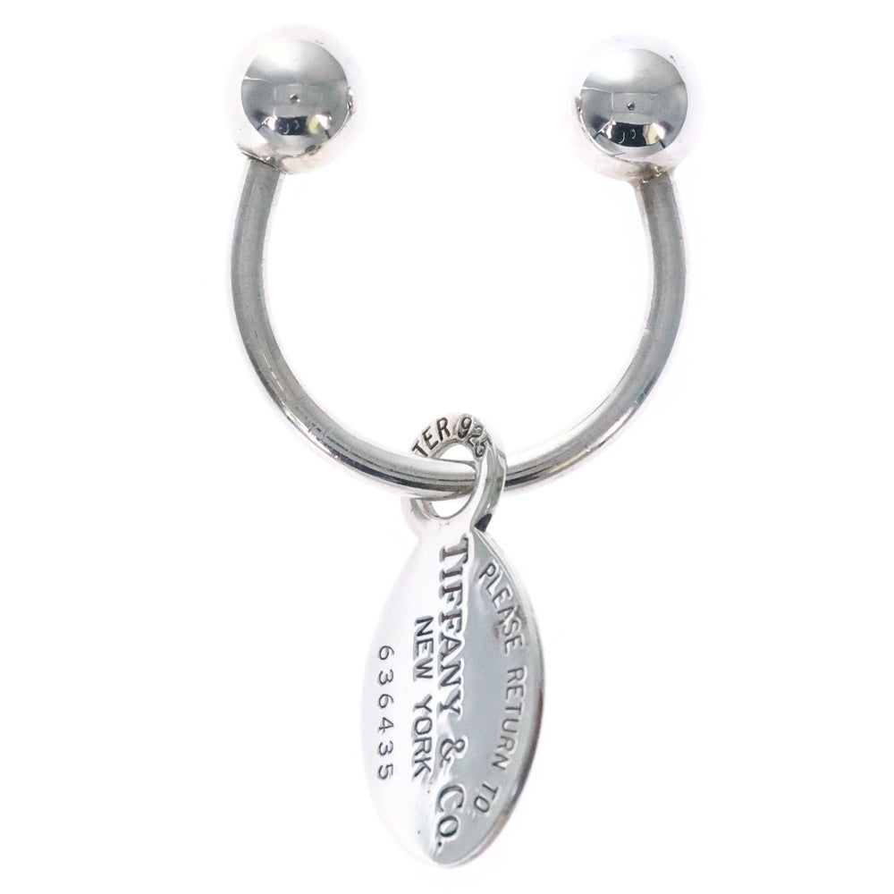 TIFFANY&Co(ティファニー) リターントゥティファニー オーバルタグ キーリング シルバー 9.7g