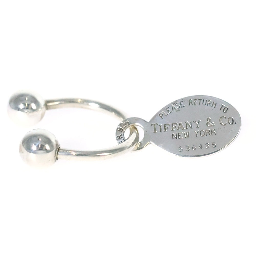 TIFFANY&Co(ティファニー) リターントゥティファニー オーバルタグ キーリング シルバー 9.7g
