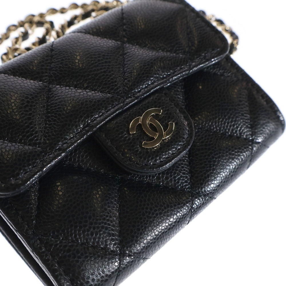 CHANEL - CHANEL シャネル ココマーク マトラッセ キャビアスキン iPhone CHANEL】ココマーク マトラッセ キャビアスキン iPhone