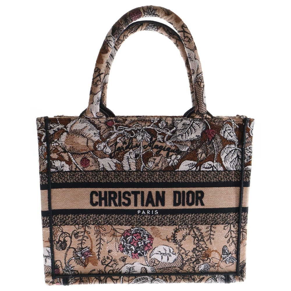 Christian Dior(クリスチャンディオール) ブックトート スモール ピンク キャンバス ハンドバッグ