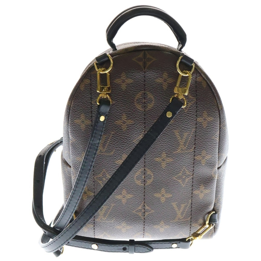 LOUIS VUITTON(ルイヴィトン) モノグラム パームスプリングスMINI レザーバックパック リュック ブラウン レディース M44873
