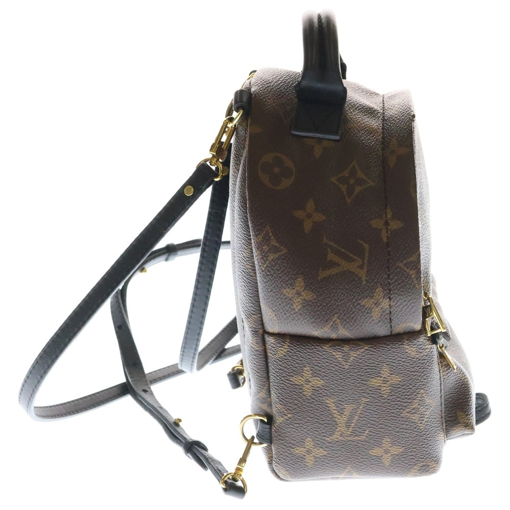 LOUIS VUITTON(ルイヴィトン) モノグラム パームスプリングスMINI レザーバックパック リュック ブラウン レディース M44873