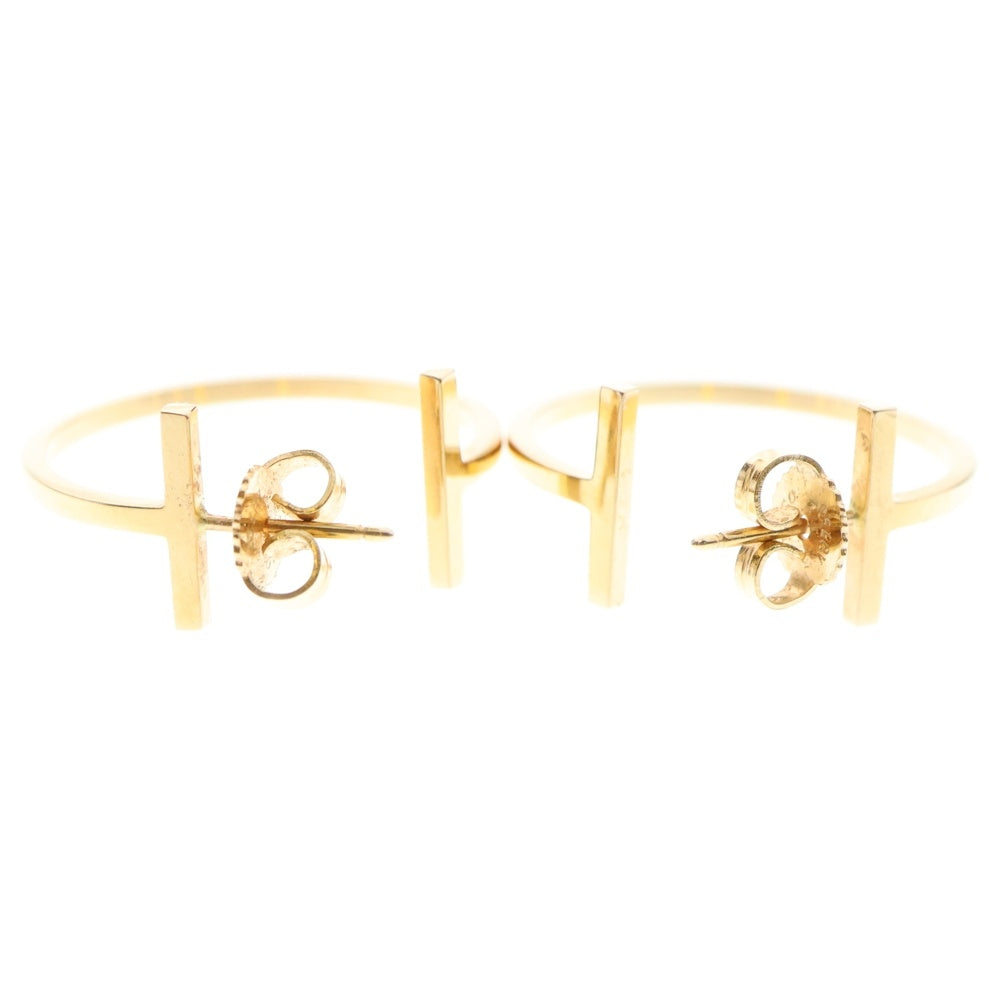 TIFFANY&Co(ティファニー) Tワイヤー フープピアス ピンクゴールド Au750PG ジュエリー アクセサリー