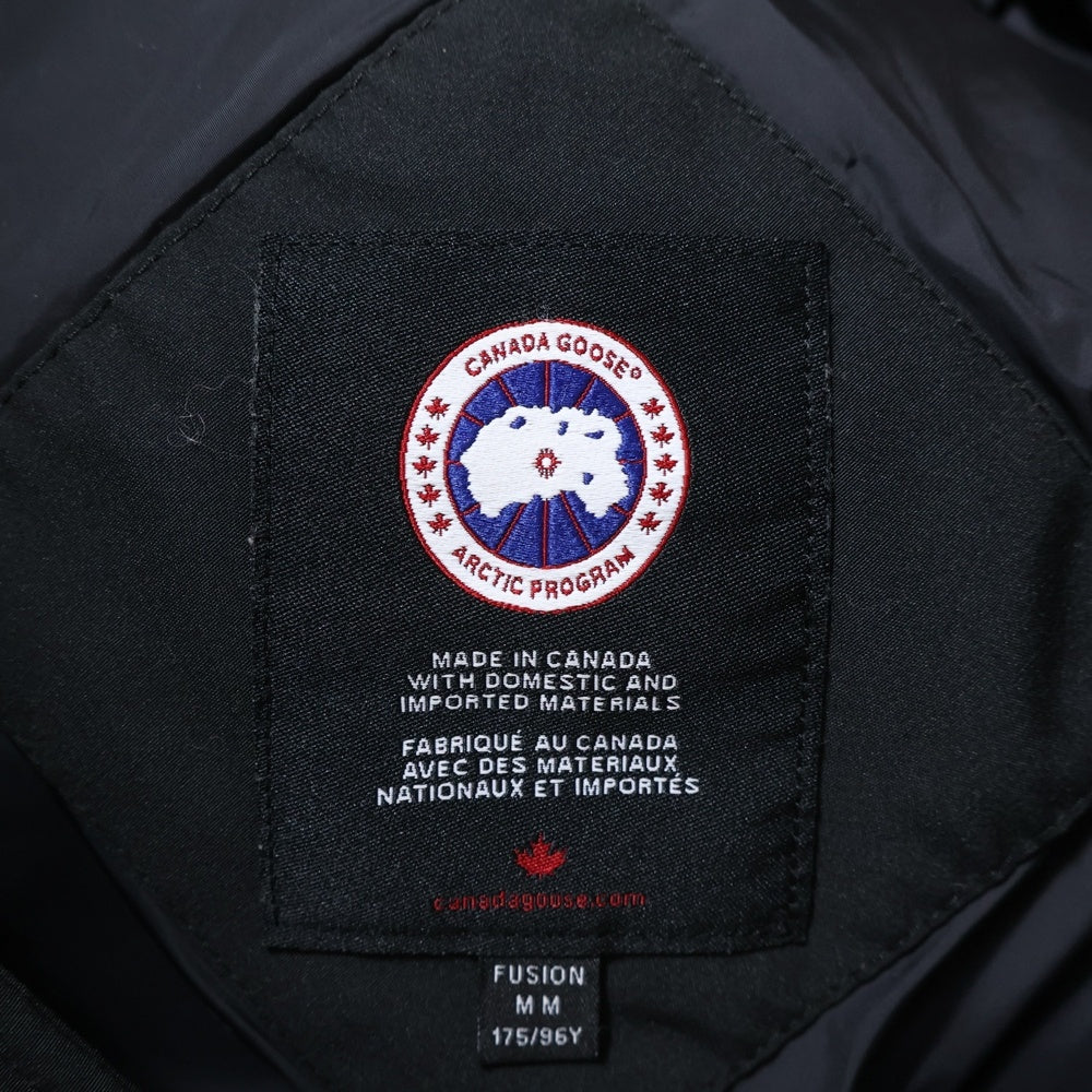 CANADA GOOSE(カナダグース) MACMILLAN マクミラン フーデッド ジップアップ ダウンジャケット ブラック 3804MA