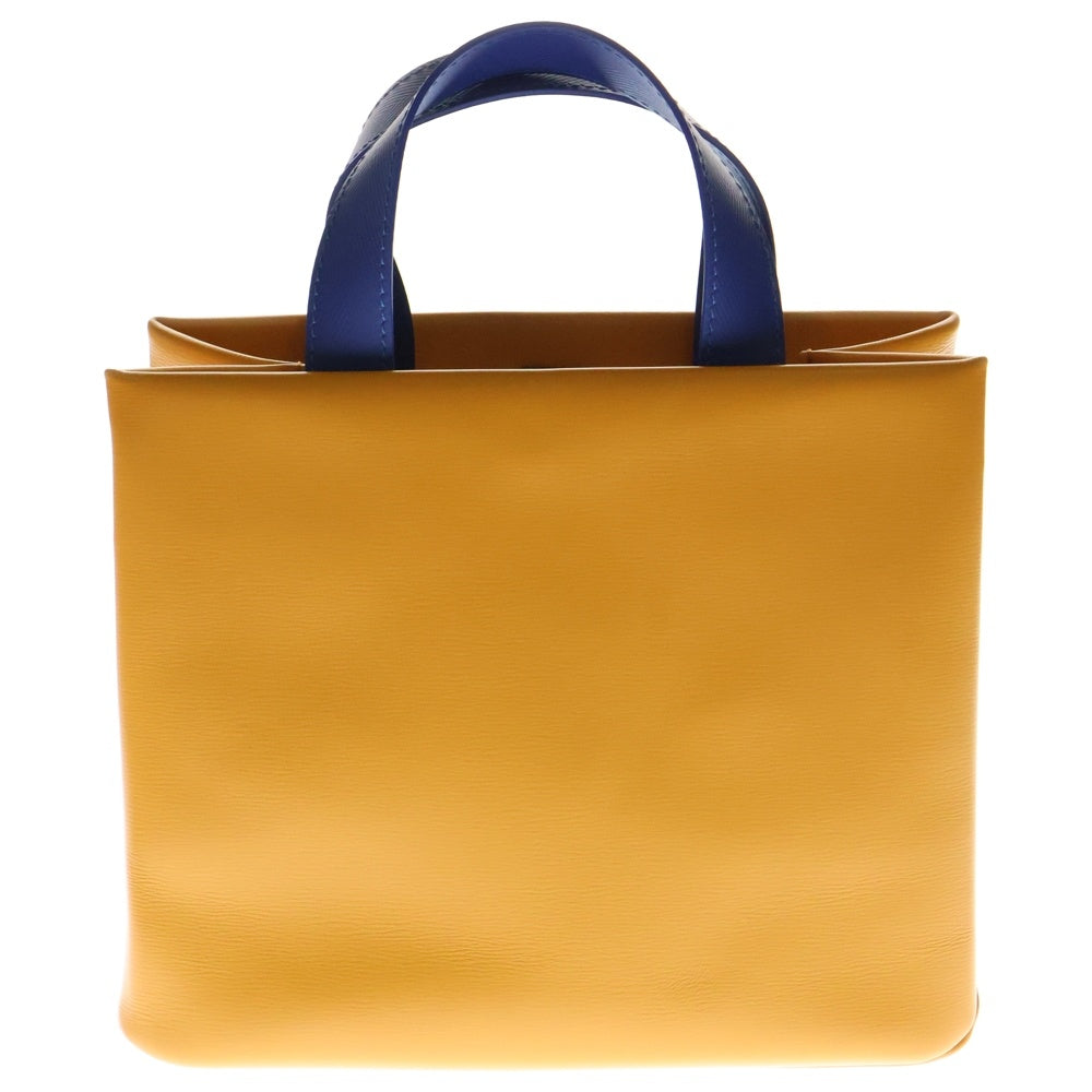 LOUIS VUITTON(ルイヴィトン) ショッパー・トート MINI トートバッグ ショッピングバッグ 2WAYショルダーバッグ ハンドバッグ オレンジイエロー レザー RFID M15237