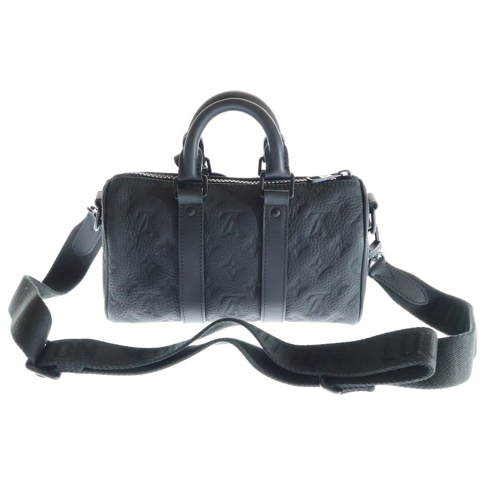 LOUIS VUITTON(ルイヴィトン) モノグラムトリヨン キーポルバンドリエール25 2WAYバッグ ハンドバッグ ミニボストンバッグ ショルダーバッグ ブラック ノワール レザー M20900