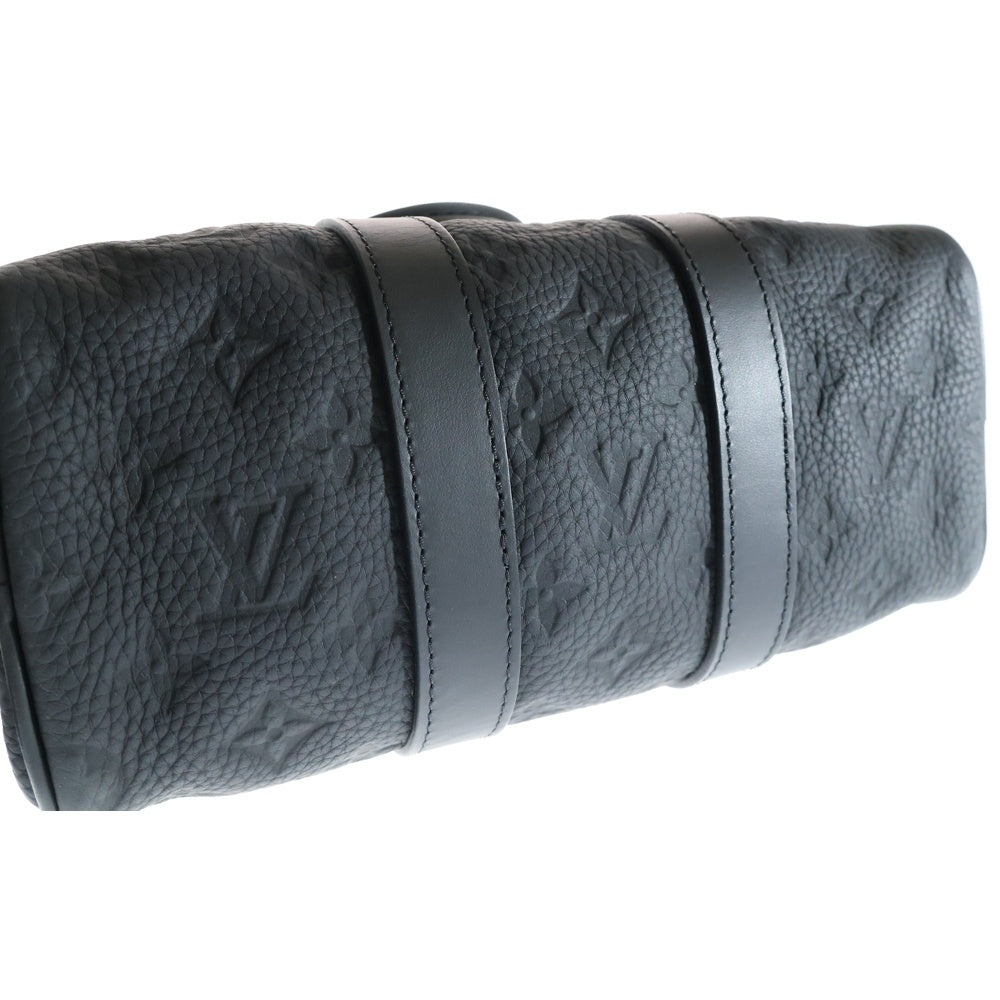 LOUIS VUITTON(ルイヴィトン) モノグラムトリヨン キーポルバンドリエール25 2WAYバッグ ハンドバッグ ミニボストンバッグ ショルダーバッグ ブラック ノワール レザー M20900