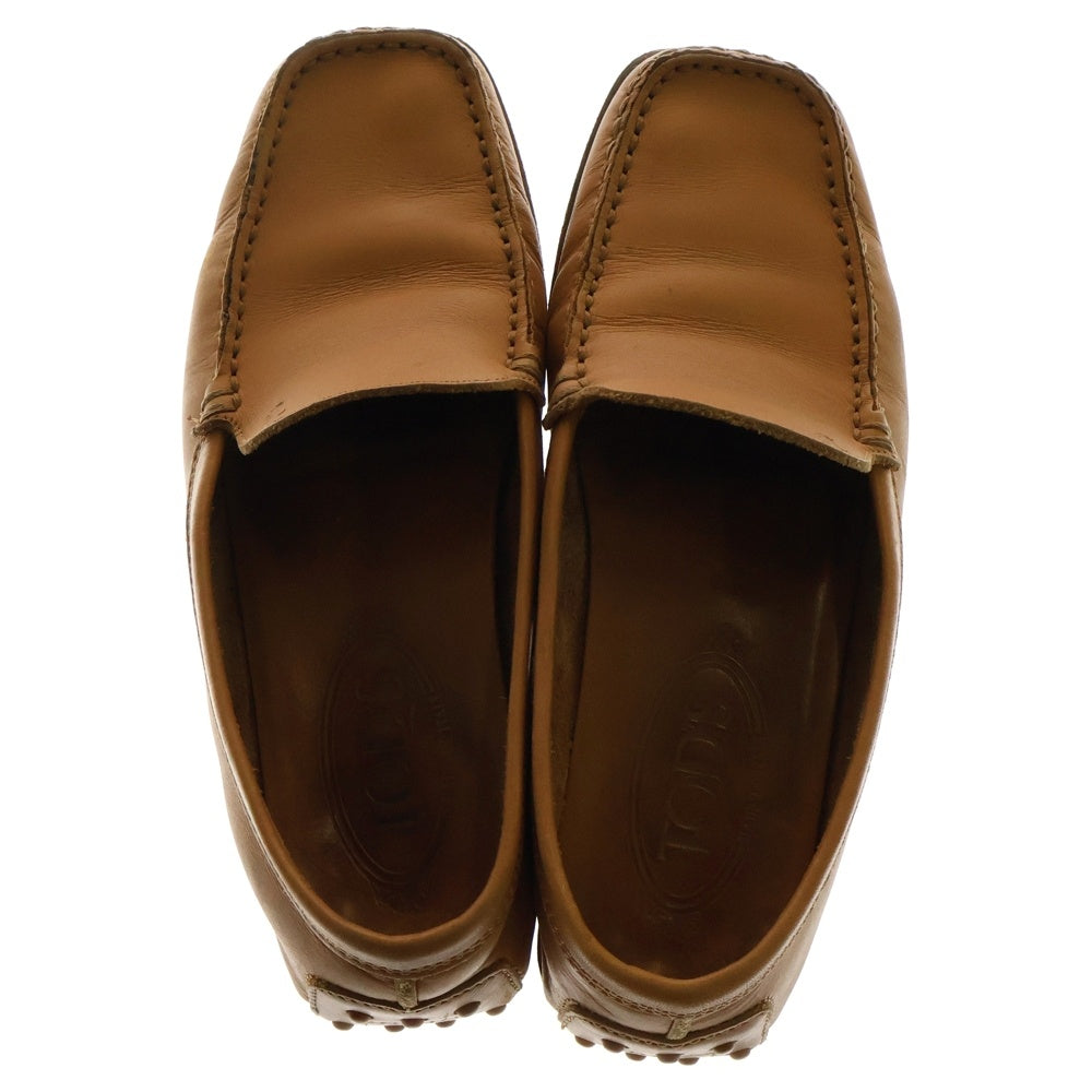 TOD'S(トッズ) レザー ローカット ドライビングシューズ ローファー ベージュ レディース