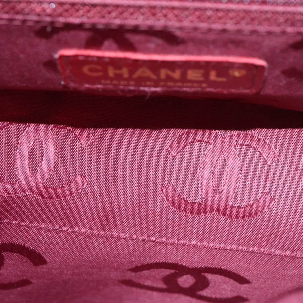 CHANEL(シャネル) ココマーク ミニマトラッセ ワイルドステッチ シングルフラップ レザーチェーンショルダーバッグ バーガンディレッド レディース WS9948