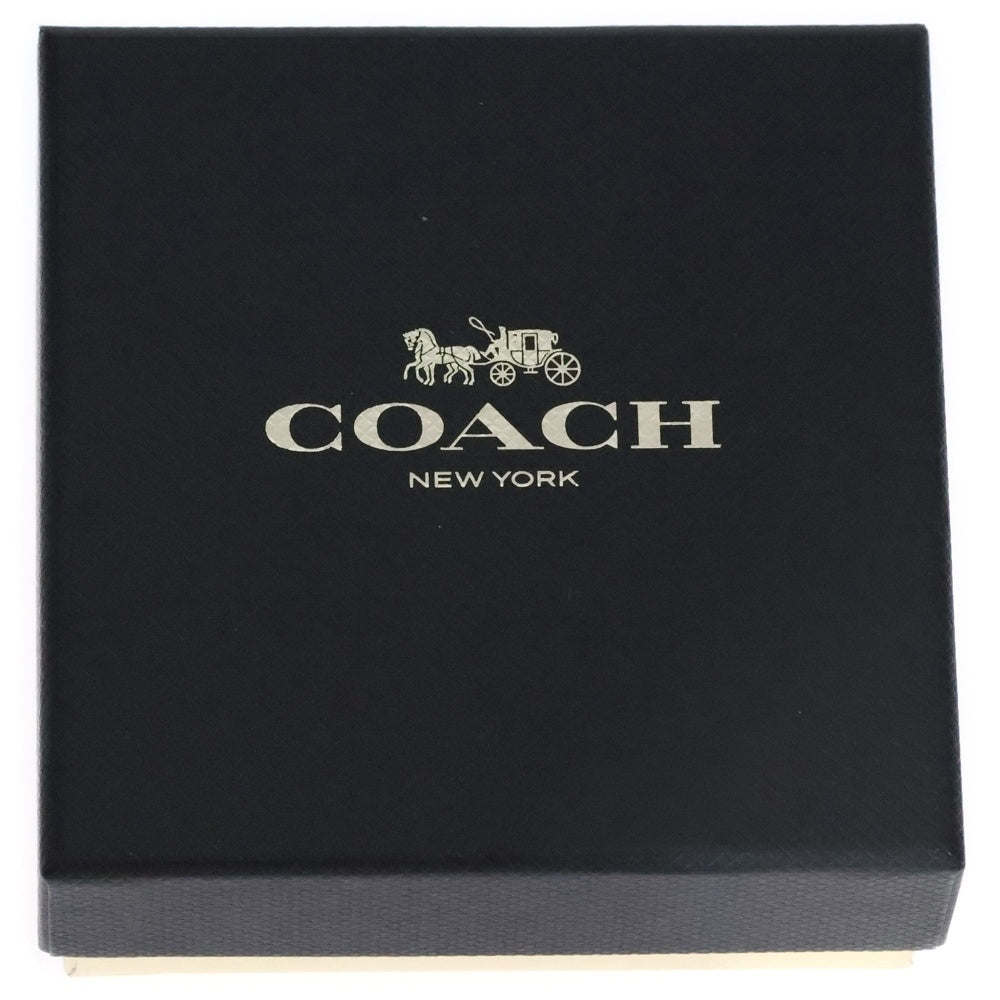 COACH(コーチ) オープンサークル ストーン ピアス ピンクゴールド GP