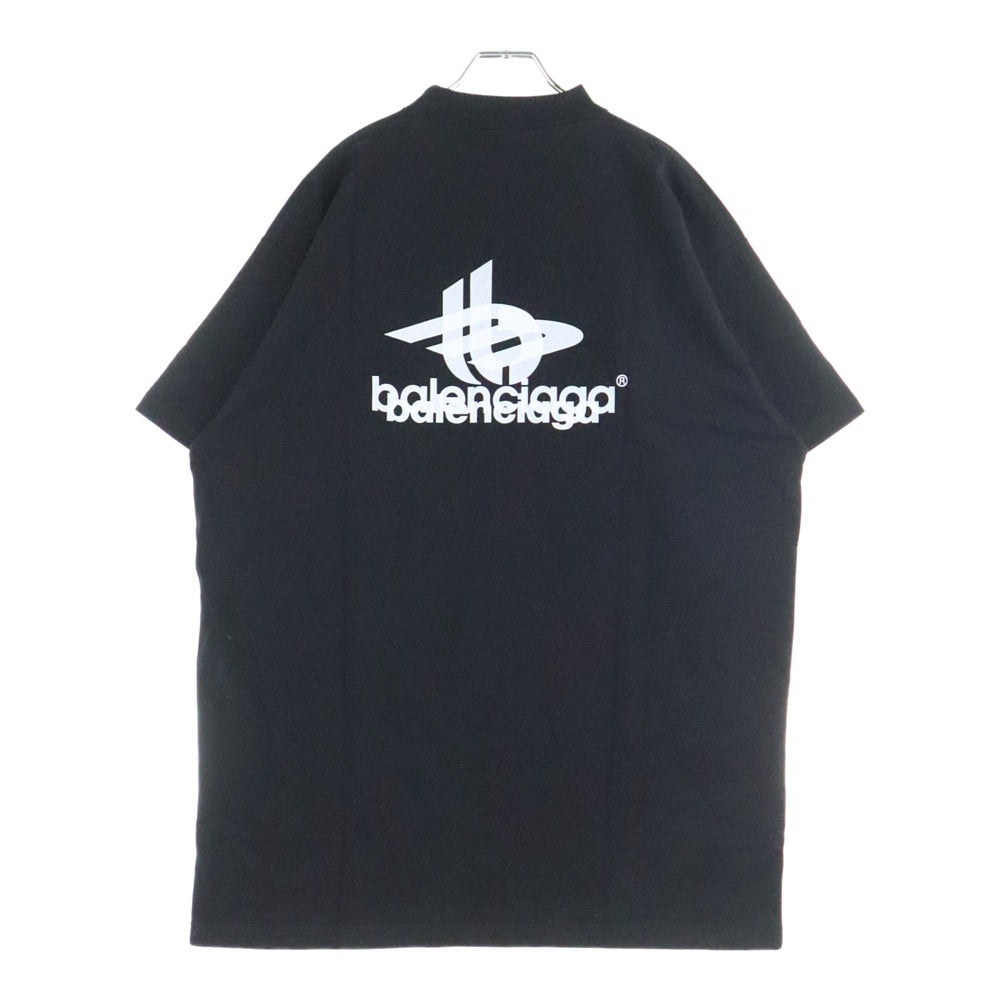 BALENCIAGA(バレンシアガ) 23AW LAYERED SPORTS LOGO TEE レイヤード スポーツロゴ プリント 半袖Tシャツ カットソー ブラック 739028