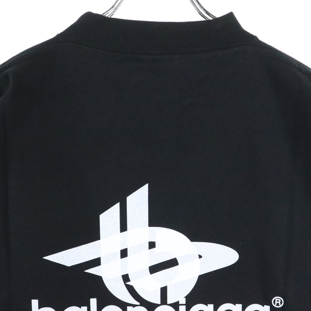 BALENCIAGA(バレンシアガ) 23AW LAYERED SPORTS LOGO TEE レイヤード スポーツロゴ プリント 半袖Tシャツ カットソー ブラック 739028