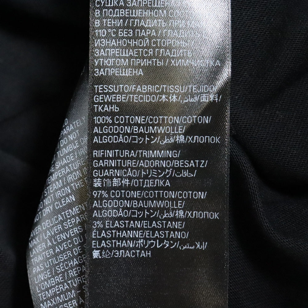 BALENCIAGA(バレンシアガ) 23AW LAYERED SPORTS LOGO TEE レイヤード スポーツロゴ プリント 半袖Tシャツ カットソー ブラック 739028
