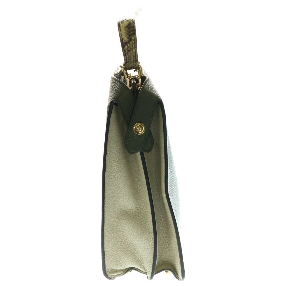 FENDI(フェンディ) ピーカブー ラージ パイソン コンビレザー