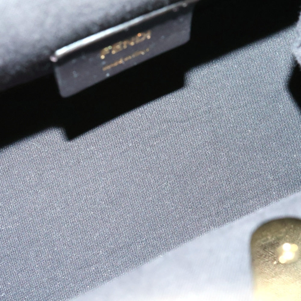 FENDI(フェンディ) ファースト スモール ズッカ柄 キャンバス レザー 2WAY クラッチ ショルダーバッグ ゴールド金具 ベージュ 8BP129