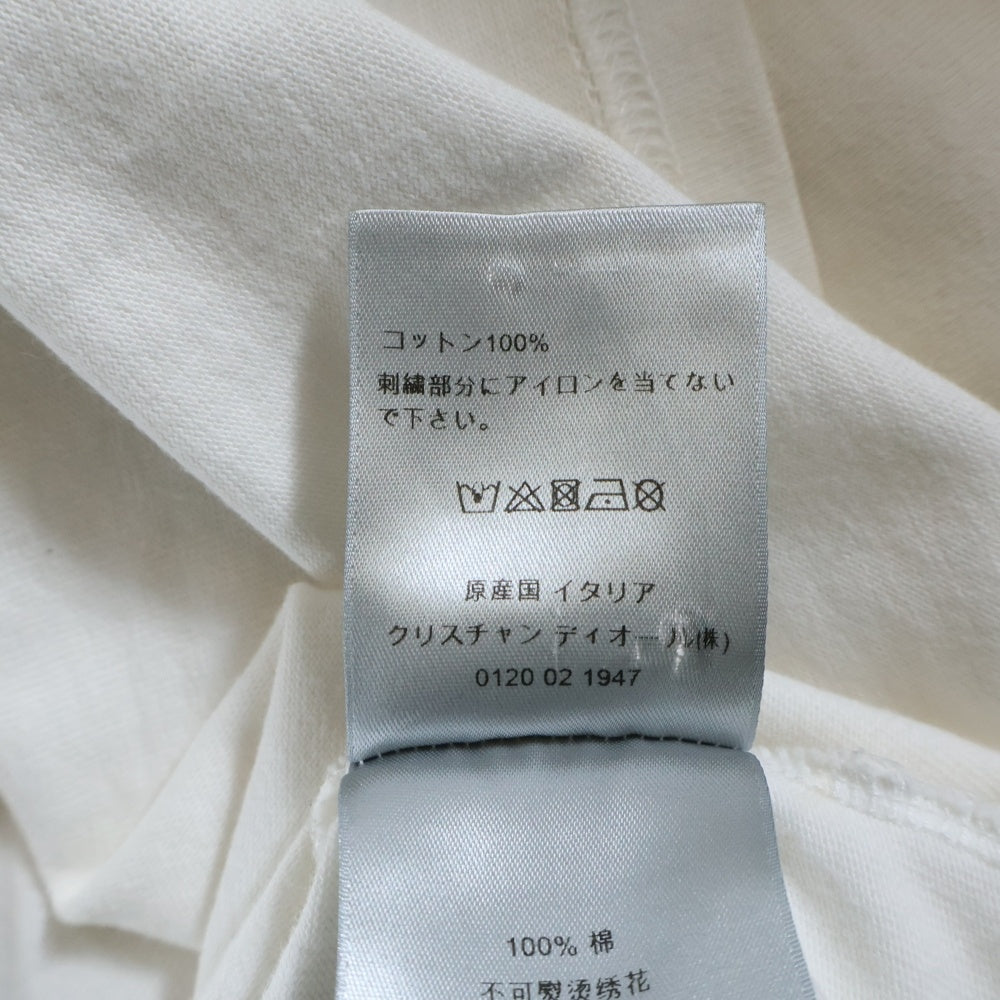 Christian Dior(クリスチャンディオール) 21SS ×Kenny Scharf Oversized Tee ケニーシャーフ ロゴ刺繍 オーバーサイズ クルーネック半袖Tシャツカットソー ホワイト 193J685D0554