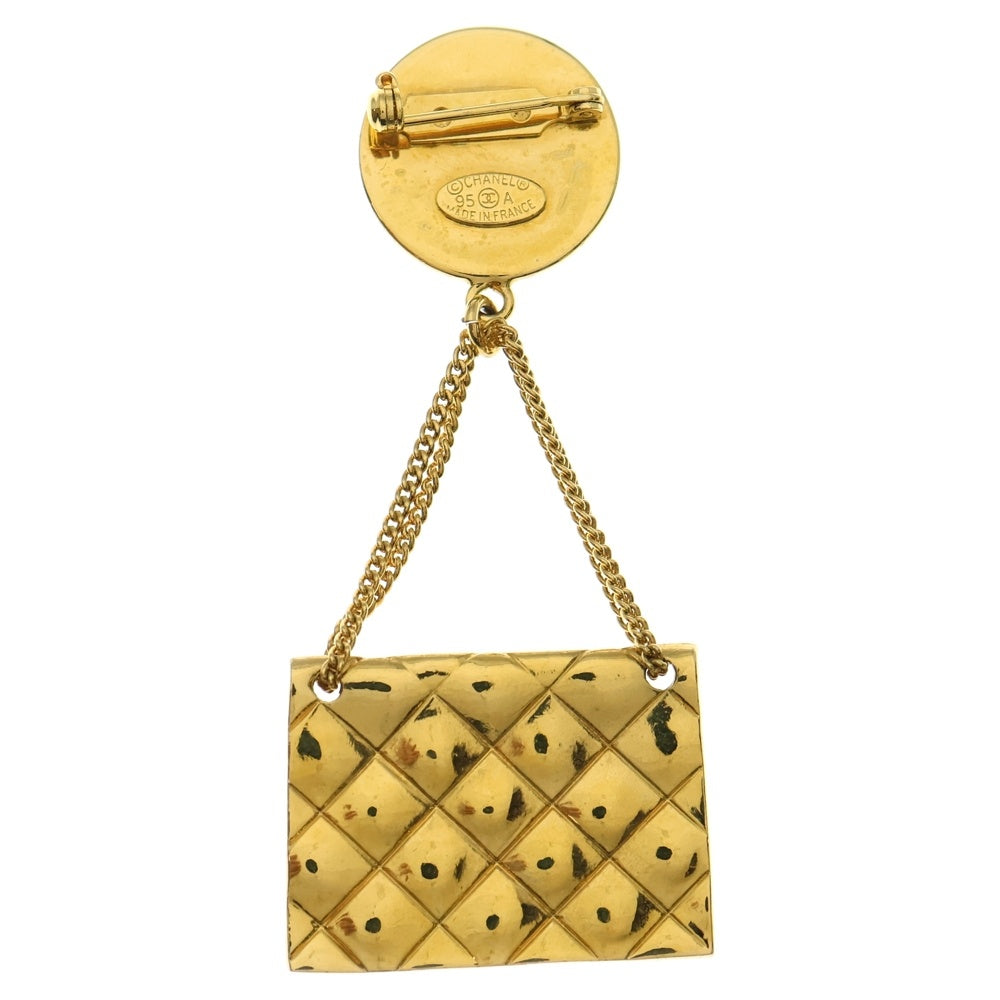 CHANEL(シャネル) マトラッセ ブローチ ピンバッジ チェーン ゴールド 95A GP