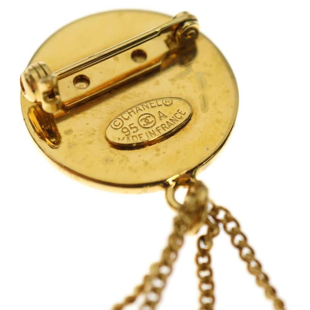 CHANEL(シャネル) マトラッセ ブローチ ピンバッジ チェーン ゴールド 95A GP