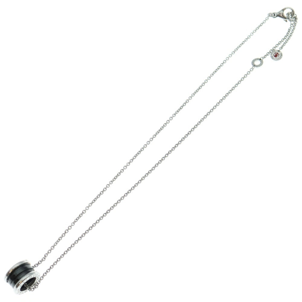 BVLGARI(ブルガリ) ビーゼロワン セーブ・ザ・チルドレン ネックレス ペンダント チェーン シルバー Ag925×セラミック