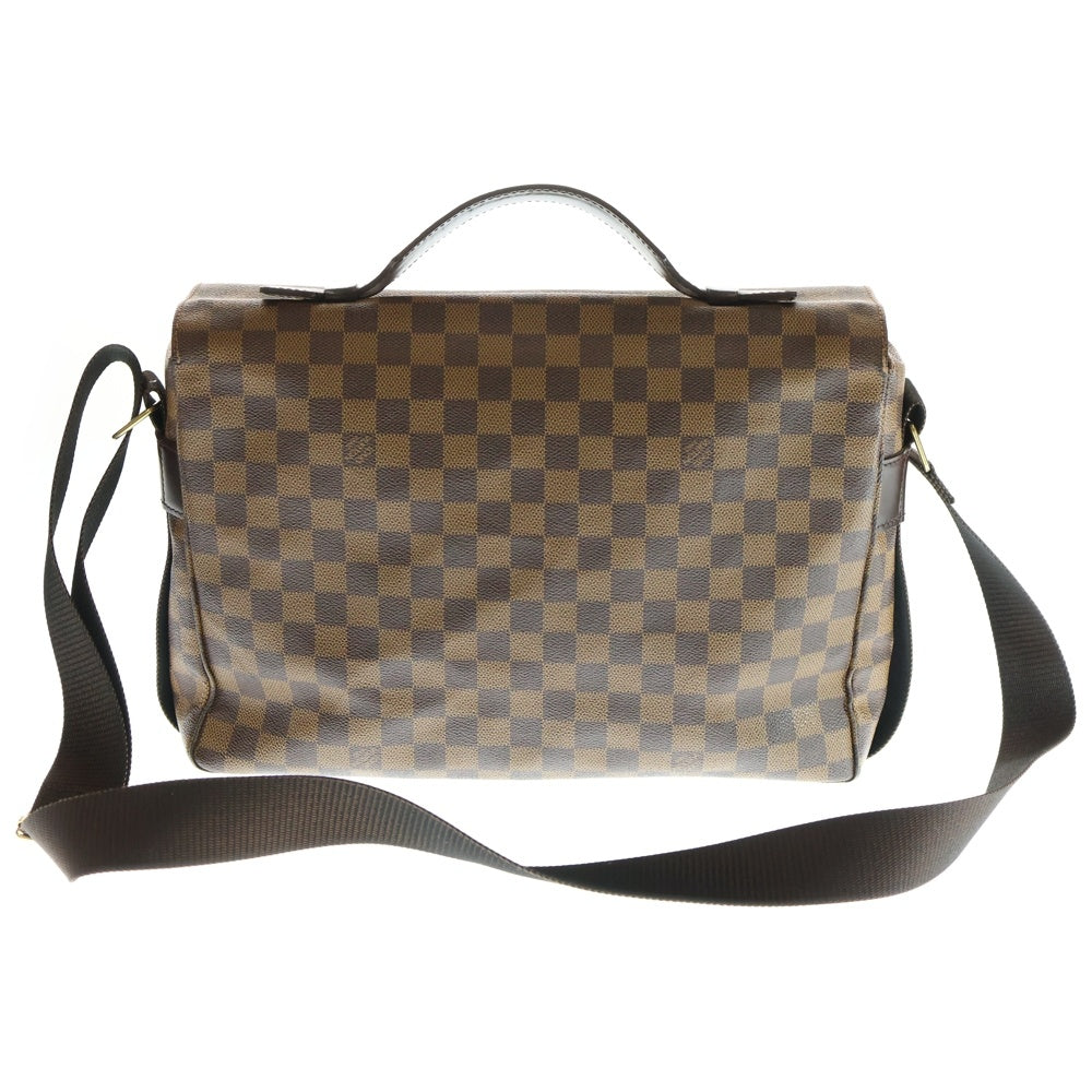 LOUIS VUITTON(ルイヴィトン) ダミエ ブロードウェイ ショルダーバッグ ブラウン ゴールド金具 レザー×PVC N42270