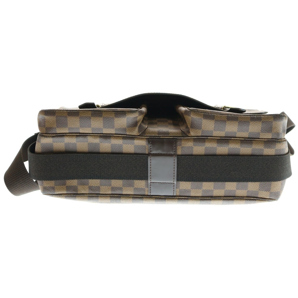 LOUIS VUITTON(ルイヴィトン) ダミエ ブロードウェイ ショルダーバッグ ブラウン ゴールド金具 レザー×PVC N42270