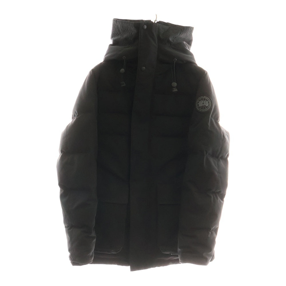 CANADA GOOSE(カナダグース) 20AW WEDGEMOUNT PARKA BLACK LABEL ウェッジマウント パーカー ブラックレーベル ワッペンロゴ フーデッド ジップアップ ダウンジャケット ブラック 3031MB