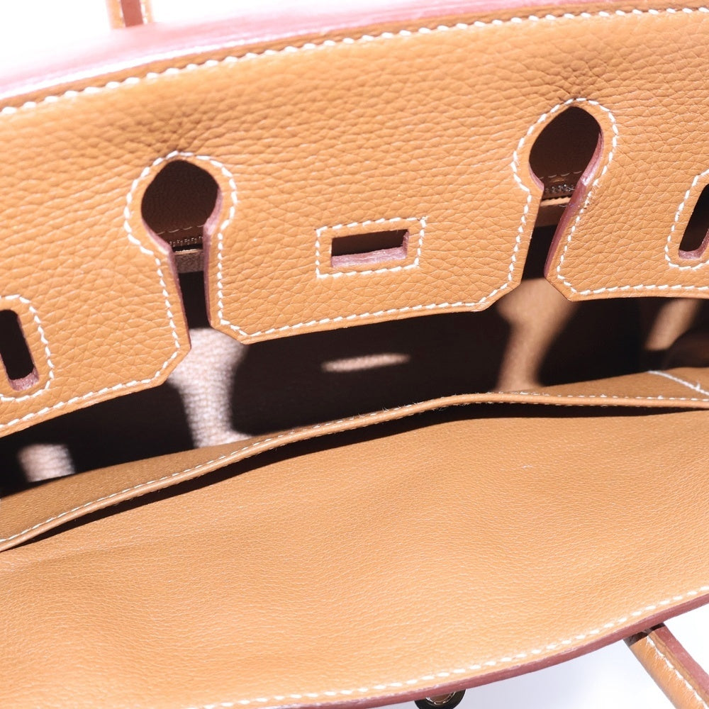 HERMES(エルメス) バーキン25 トゴ ゴールド C刻印 シルバー金具 ハンドバッグ