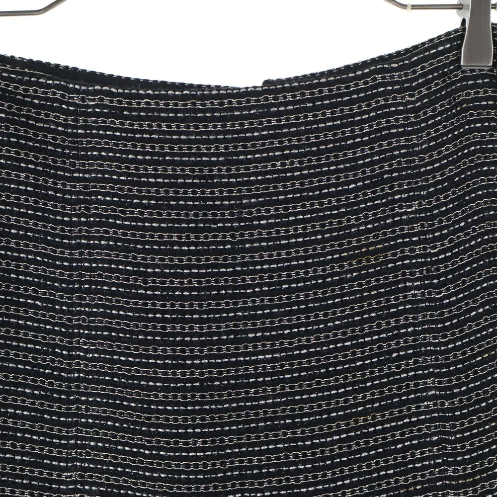 CHANEL(シャネル) ココマーク ツイードシアー装飾タイトスカート