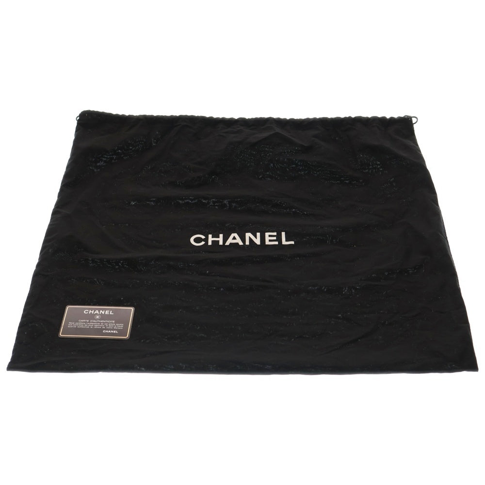 CHANEL(シャネル) ココマーク ロゴプレート レザー チェーンショルダー バッグ シルバー金具 ブラック 17番台