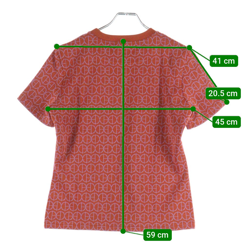 HERMES(エルメス) 22SS Hロゴジャガード 総柄 コットン クルーネック