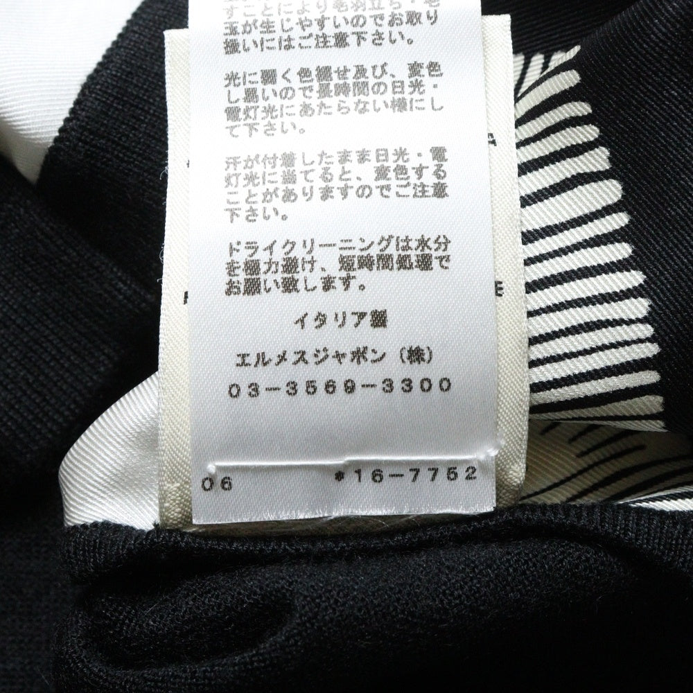 HERMES(エルメス) ツイルレーヌ 柄プリント シルクスカーフ切り替え