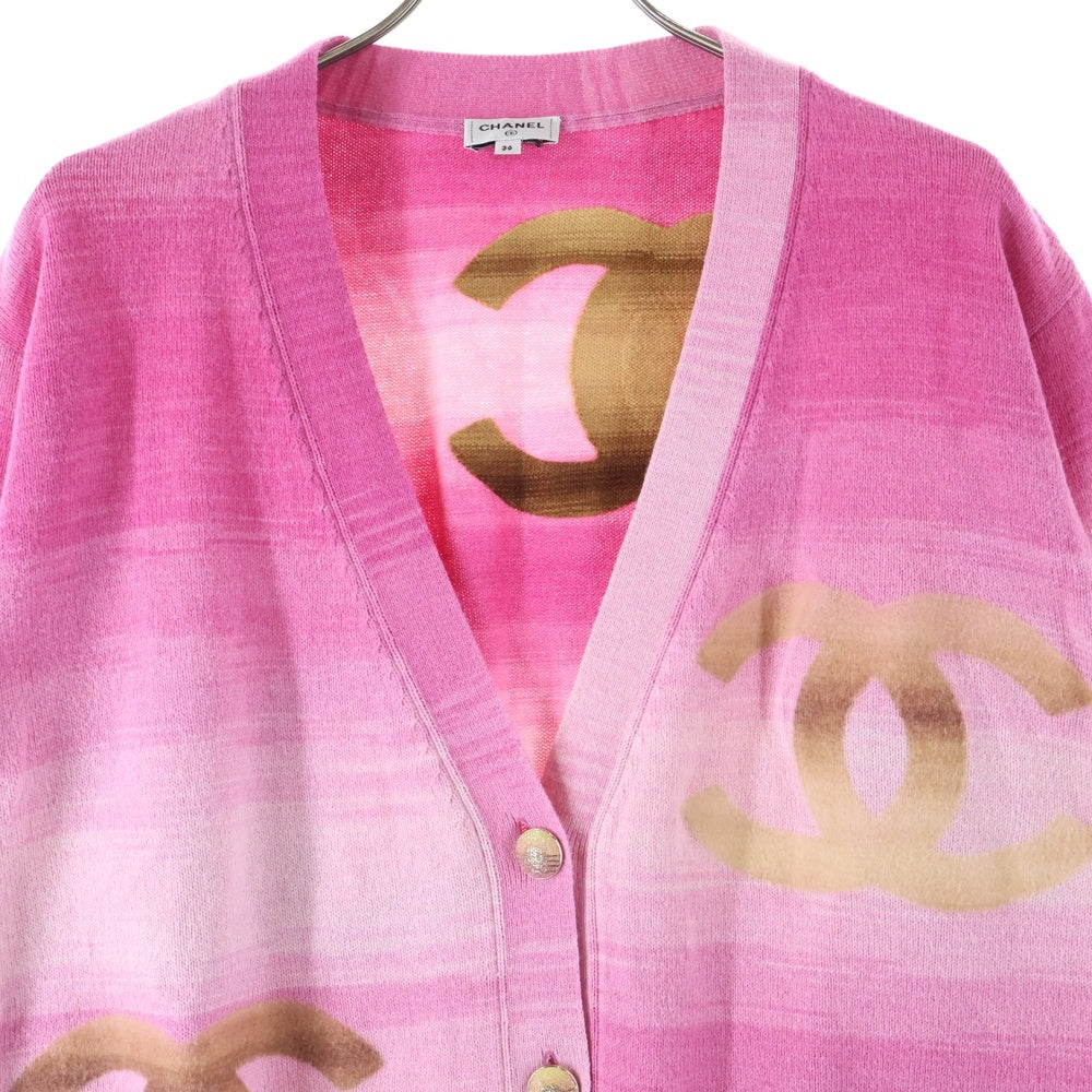 CHANEL(シャネル) ココマークラインストーン付ボタン カシミヤ混