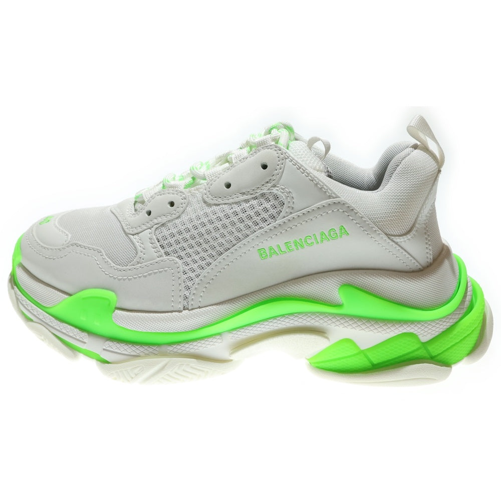 BALENCIAGA(バレンシアガ) Triple S トリプルエス ローカット ダッドシューズ スニーカー ホワイト/ライトグリーン 536737