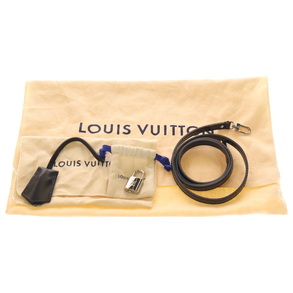 LOUIS VUITTON(ルイヴィトン) エピ デニム アルマBB 2WAYハンドバッグ ショルダーバッグ ブルー×ブラック レザー M41437 シルバー金具