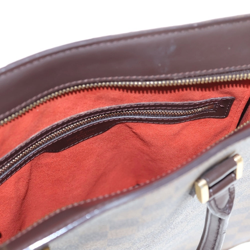LOUIS VUITTON(ルイヴィトン) ダミエ ヴェニス トートバッグ ハンドバッグ ブラウン レザー×PVC N51145 ゴールド金具 レディース